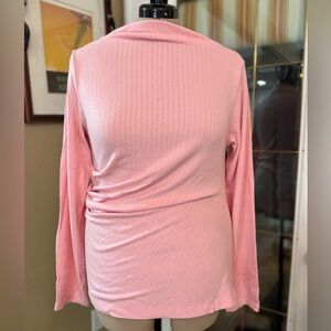 Loft Long sleeve ruched top.